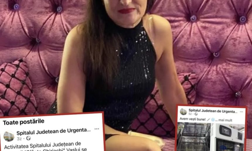Finantata din fonduri publice fiica lui Manole ii reduce la tacere pe oameni spitalul se mandreste iar pacientii nu au voie sa faca comentarii