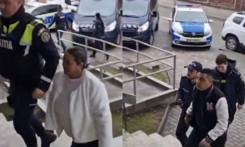 Cuplu de inselatori surprins dupa ce a furat bani de la o batrana de 84 de ani au intrat in locuinta cu pilote si au plecat cu banii