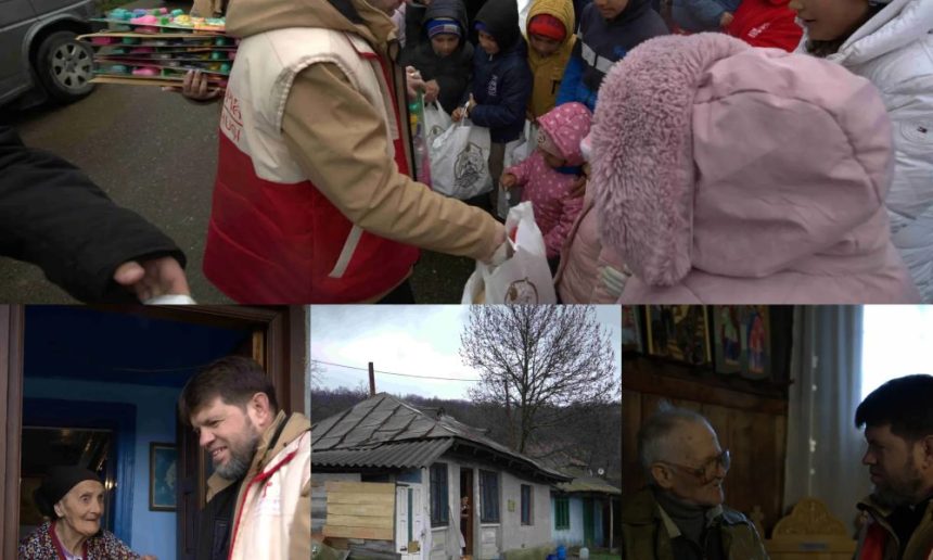 Episcopia Husilor a ajuns acolo unde statul nu poate ajunge sute de copii si varstnici sprijiniti in prima zi a caravanei de Pasti