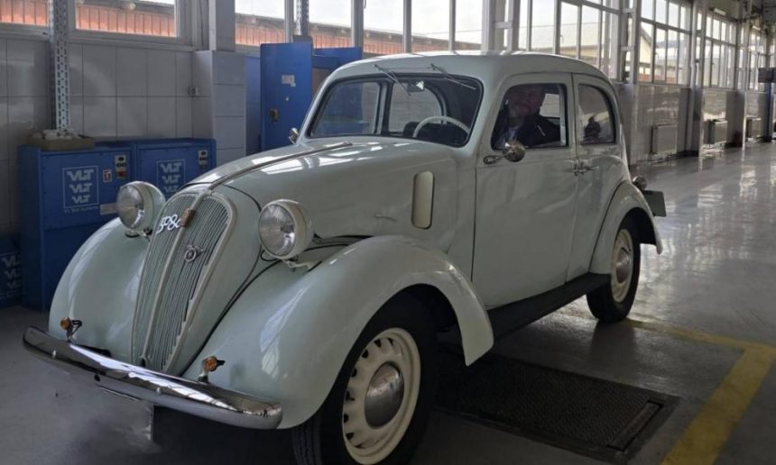 Masina din 1937 aparitie rara la Vaslui Balilla sa prezentat la RAR pentru omologare