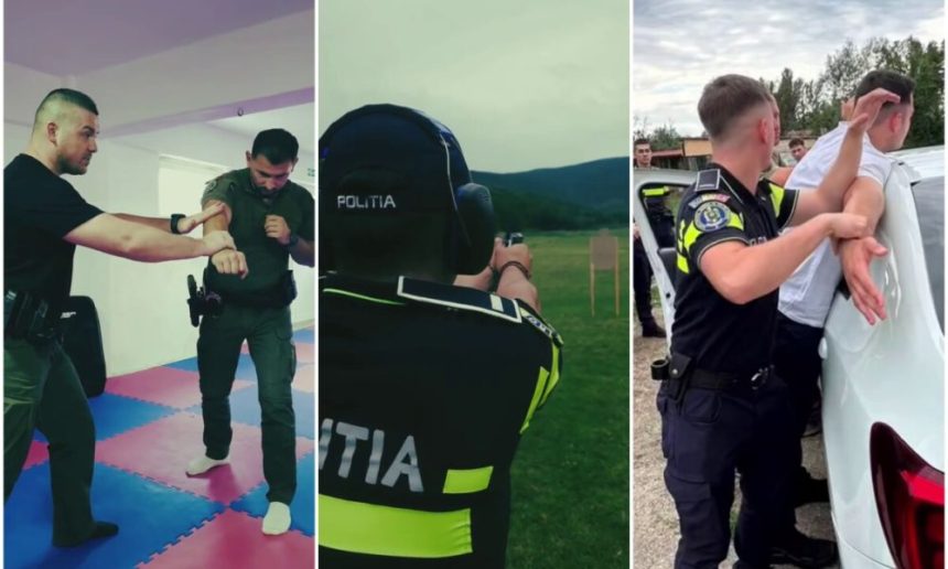 47 de politisti noi pregatiti sa intervina in judetul Vaslui Antrenamente cu arme conducere defensiva si autoaparare