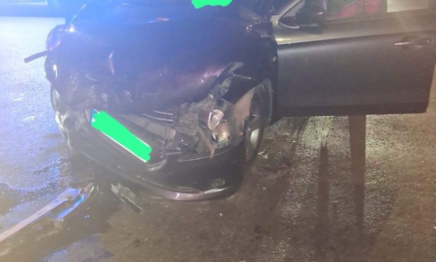 Accident misterios la iesirea din Barlad Pompierii au descoperit doar urme pe carosabil fara masini sau persoane prezente