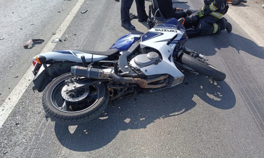 Motociclist de 17 ani ranit intr un accident in centrul Vasluiului