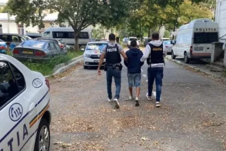 Prins furand in curtea unei case din Banca S a intalnit cu sora proprietarului si a fugit