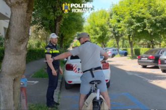 Raza printre biciclisti motociclisti si utilizatorii de trotinete din Vaslui 118 amenzi intr o singura saptamana