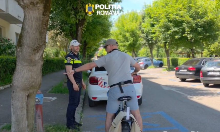 Raza printre biciclisti motociclisti si utilizatorii de trotinete din Vaslui 118 amenzi intr o singura saptamana