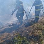 Seara cu incendii pentru pompierii din Husi Doua focare intra o singura ora patru case in pericol