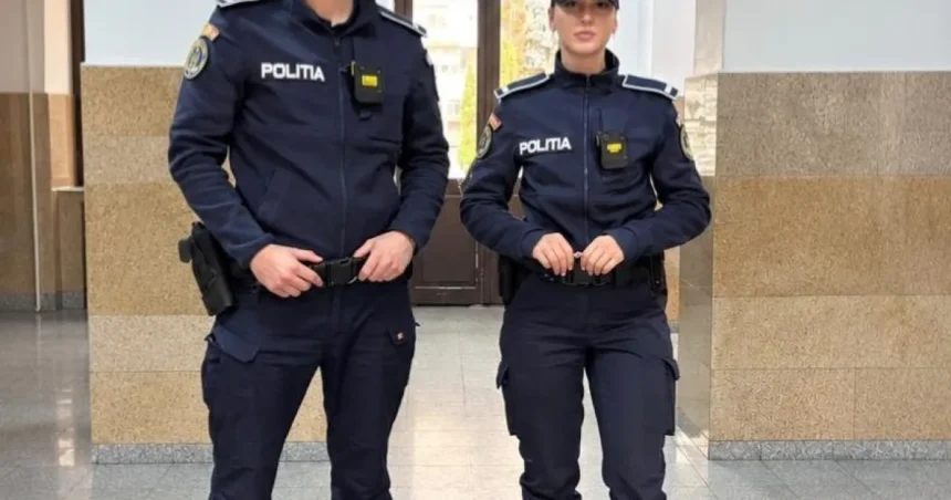 Femeie cu hemoragie la cap, salvată de polițiști și dusă de urgență la spital