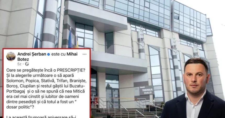 Prefectul USR Andrei Șerban critică magistrații pe Facebook și împarte etichete penale