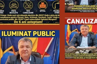Primar din Murgeni, ținta unei campanii cu afișe AI și profeții 666