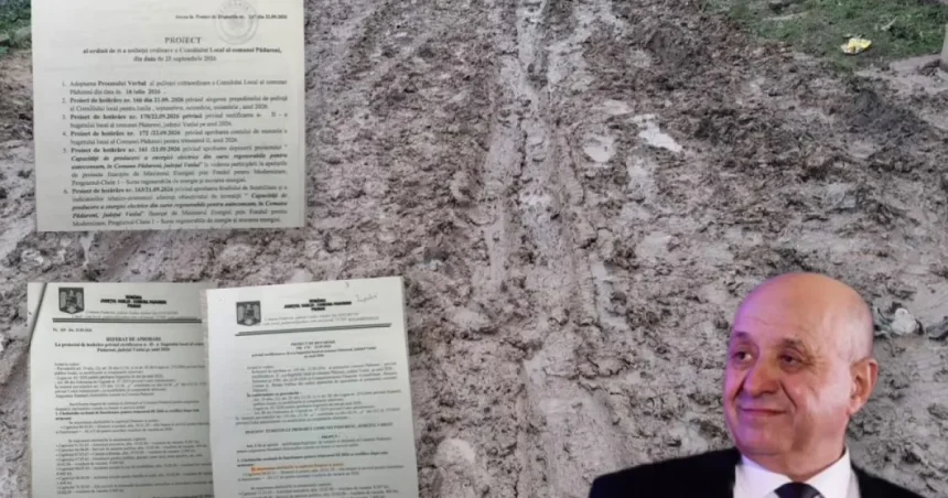 Primăria Pădureni taie de la drumuri și noroi, dar dă vouchere de vacanță administrației