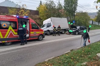 Accident la Negrești: Tânără de 25 de ani, spitalizată după coliziune